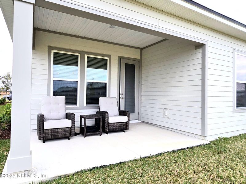 Exterior details and patio area of a home in , St. Augustine (Image 3). Exterior details and patio area of a home in , St. Augustine (Image 3).