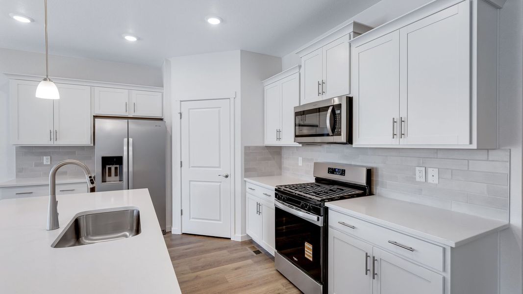 Furnished interior view inside a new home in Lakeside Canyon, Mead (Image 8). Furnished interior view inside a new home in Lakeside Canyon, Mead (Image 8).