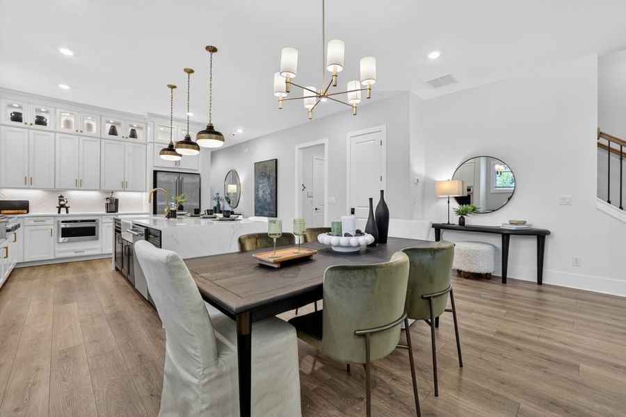 Furnished interior in a model home at Towson Village in Peachtree City (Image 15).