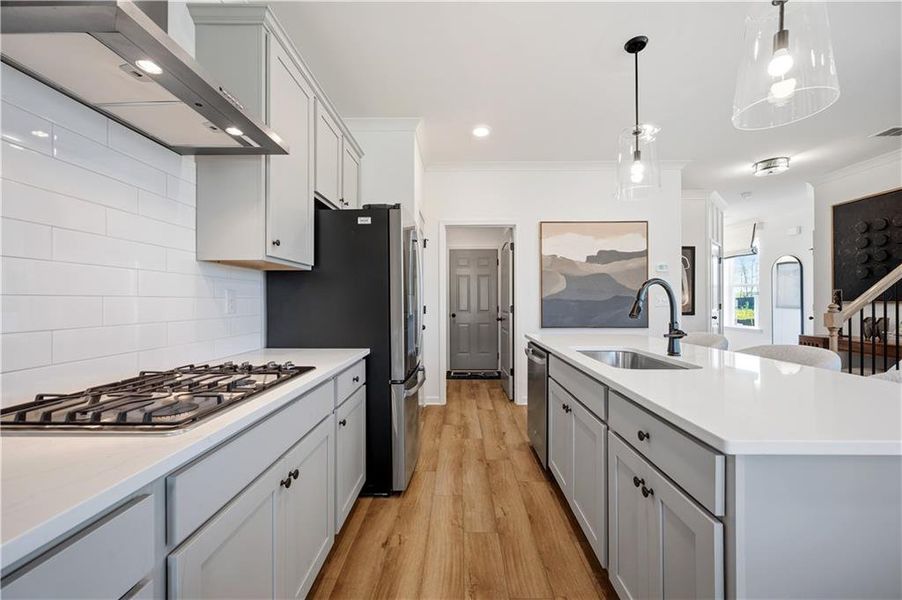 Furnished interior view inside a new home in Avery Landing, McDonough (Image 26).