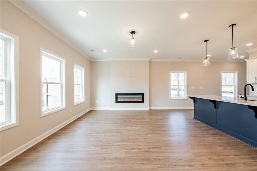 Spacious, unfurnished interior of a new home in Cherokee Township, Acworth (Image 23). Spacious, unfurnished interior of a new home in Cherokee Township, Acworth (Image 23).