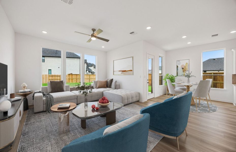 Furnished interior view inside a new home in Katy Court, Katy (Image 10).