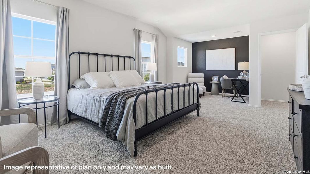 Furnished interior view inside a new home in Riverstone at Westpointe, San Antonio (Image 29).