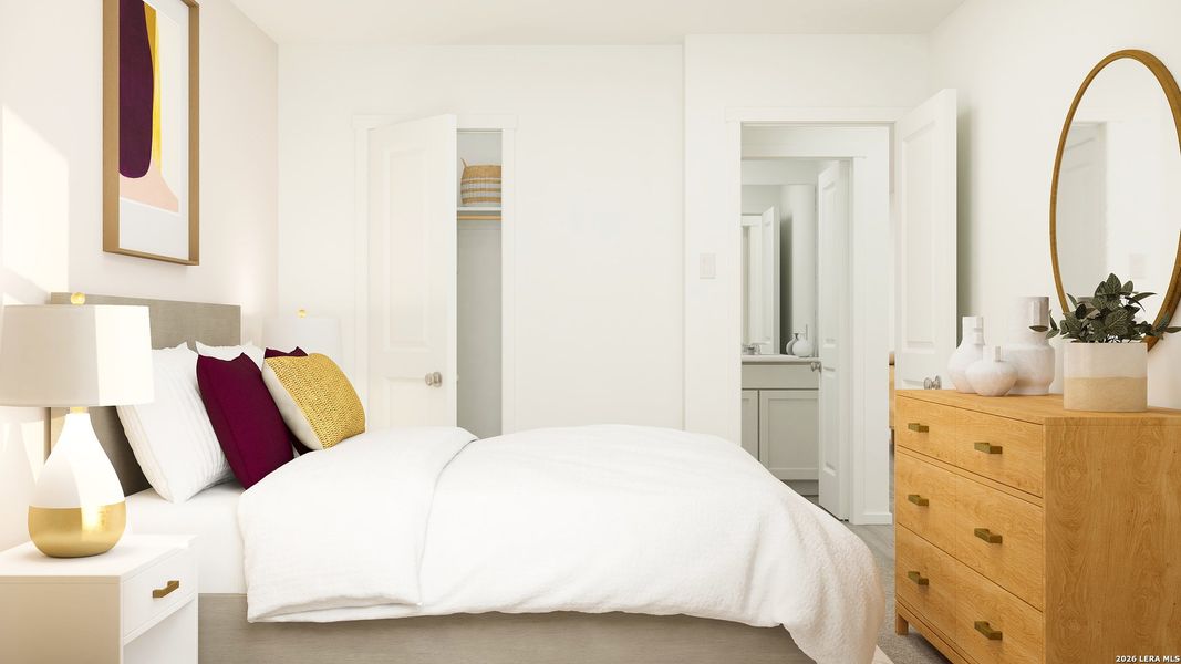 Furnished interior view inside a new home in Tobey Ridge, Jourdanton (Image 22).