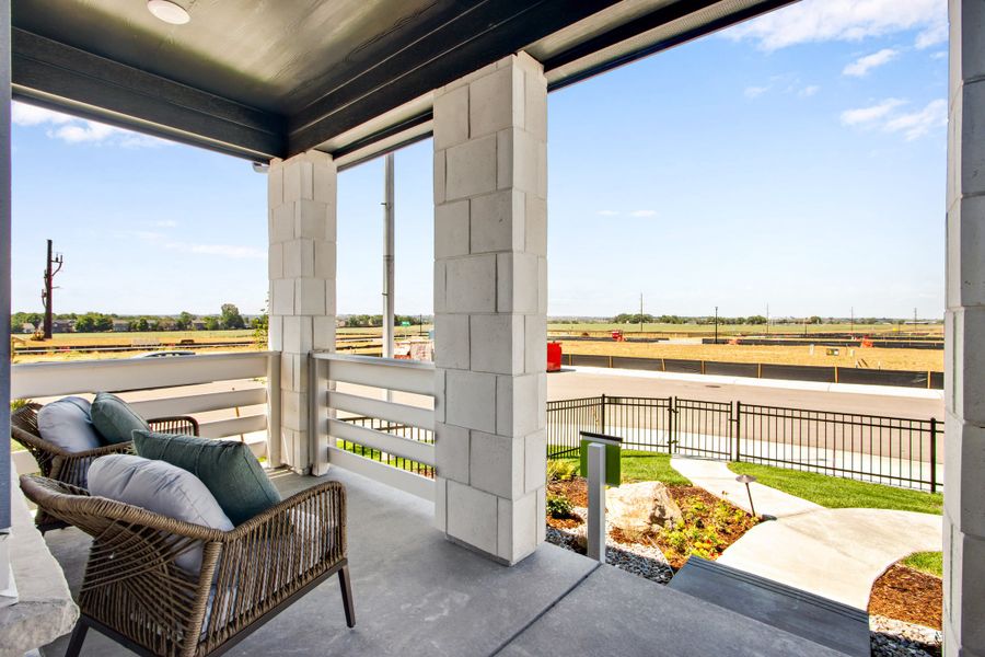 Representative exterior details of a home built from the The Torin by Tri Pointe Homes in Cordovan, Firestone (Image 4). Representative exterior details of a home built from the The Torin by Tri Pointe Homes in Cordovan, Firestone (Image 4).