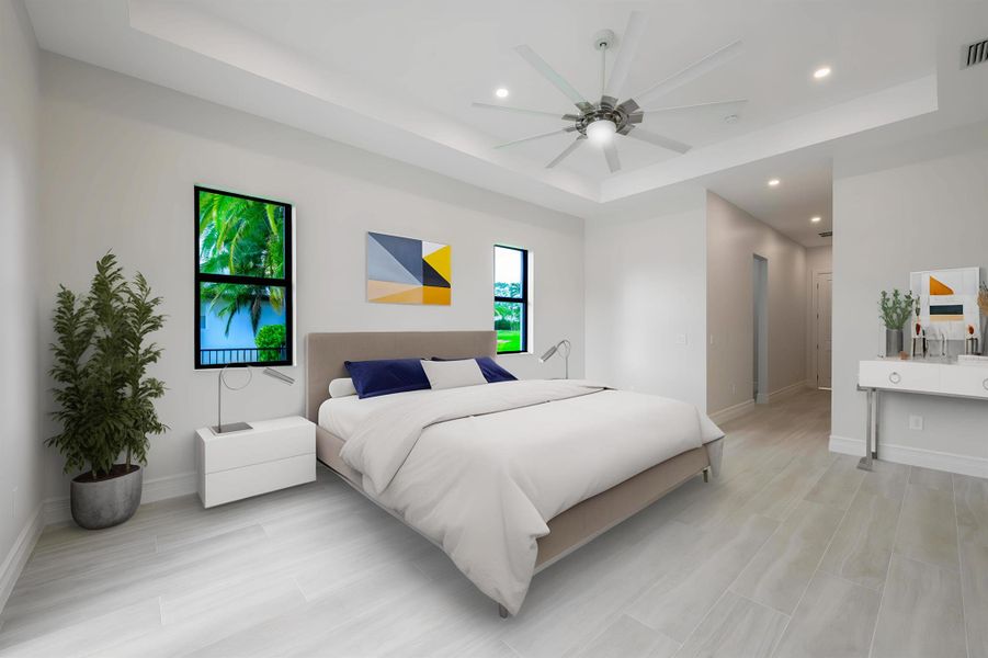 Furnished interior view inside a new home in , Stuart (Image 15).