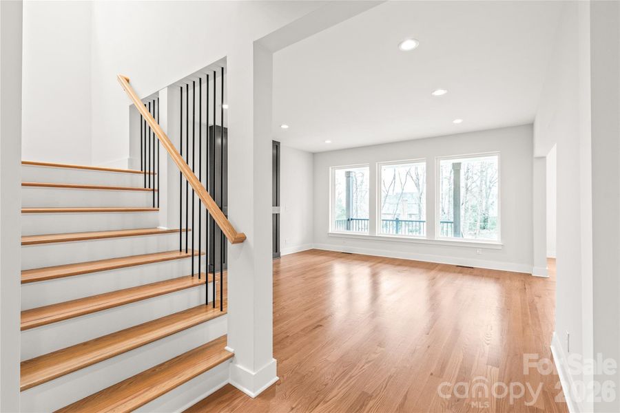 Spacious, unfurnished interior of a new home in , Hickory (Image 29).