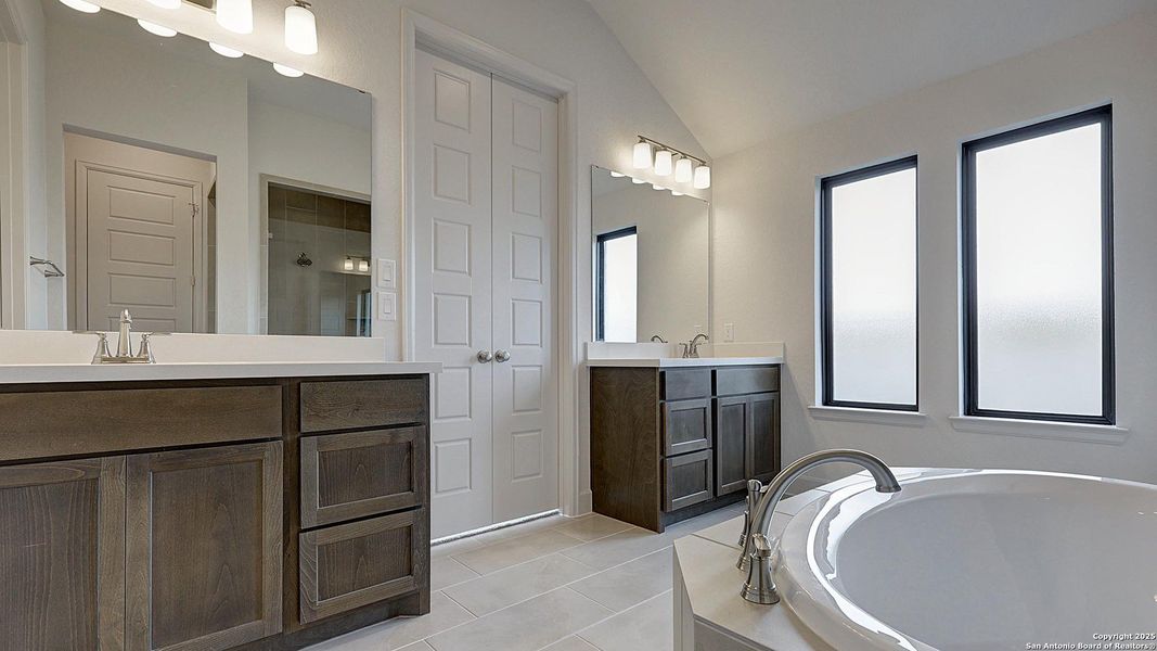 Furnished interior view inside a new home in Alsatian Oaks 50', Castroville (Image 6). Furnished interior view inside a new home in Alsatian Oaks 50', Castroville (Image 6).