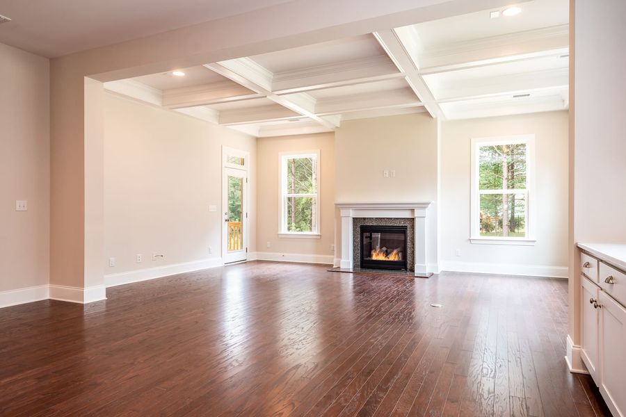 Representative unfurnished interior of a home built from the St Andrews with 3rd Floor Retreat by Greybrook Homes in Edmunds Farm, Clover (Image 38).