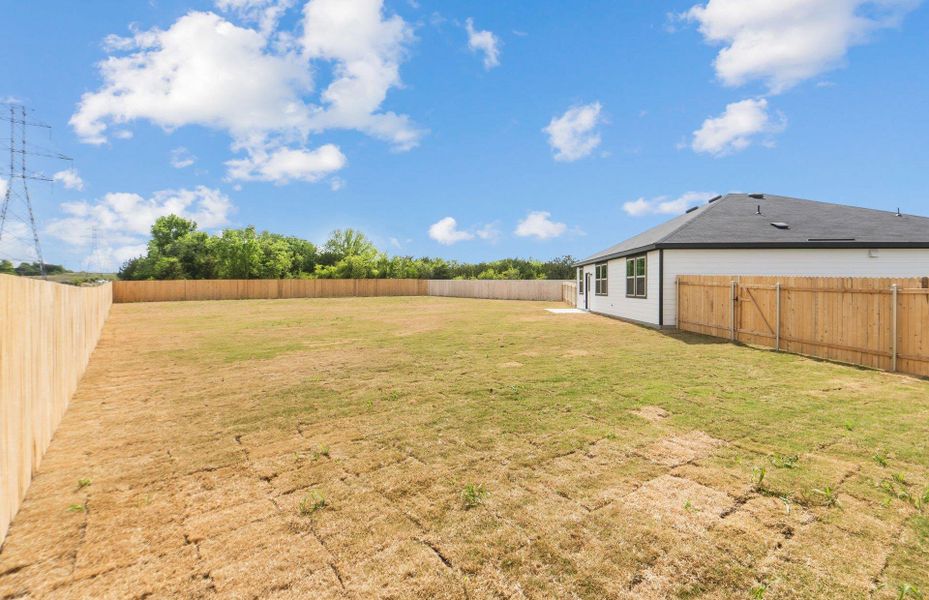 Exterior details and patio area of a home in County View, Temple (Image 20). Exterior details and patio area of a home in County View, Temple (Image 20).
