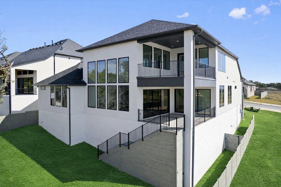 Grass color is digitally enhanced