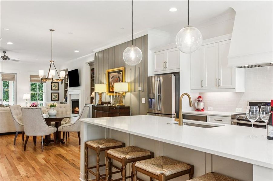 Furnished interior view inside a new home in , Marietta (Image 7).