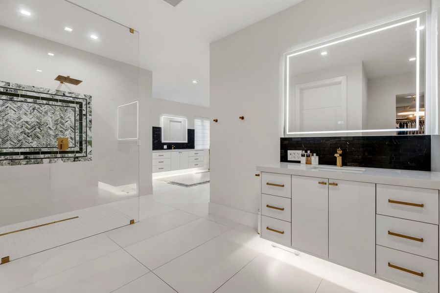 His Primary Bathroom