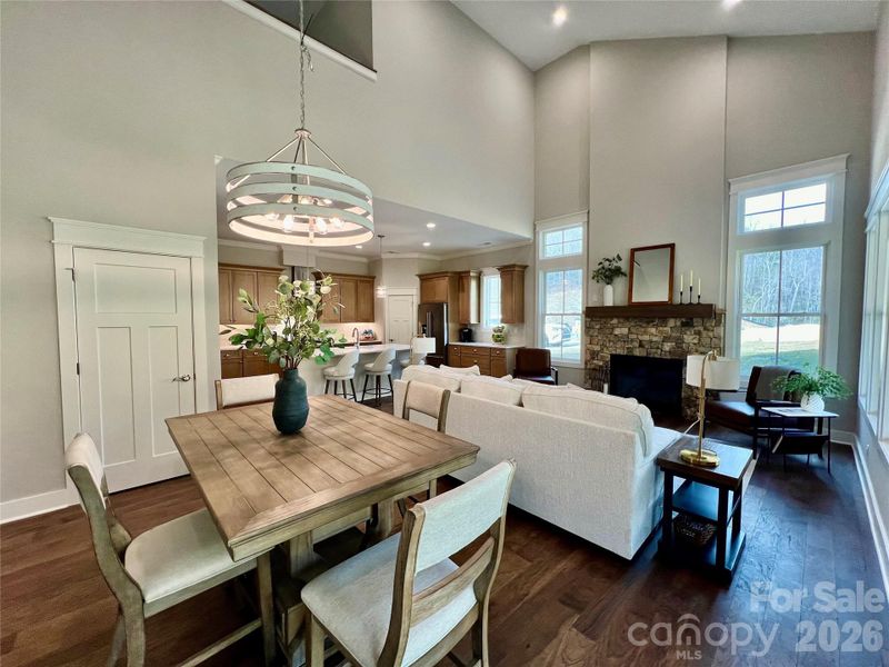 Furnished interior view inside a new home in , Hendersonville (Image 10). Furnished interior view inside a new home in , Hendersonville (Image 10).