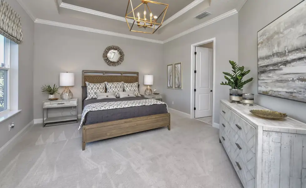 Furnished interior view inside a new home in SilverLeaf, St. Augustine (Image 15). Furnished interior view inside a new home in SilverLeaf, St. Augustine (Image 15).