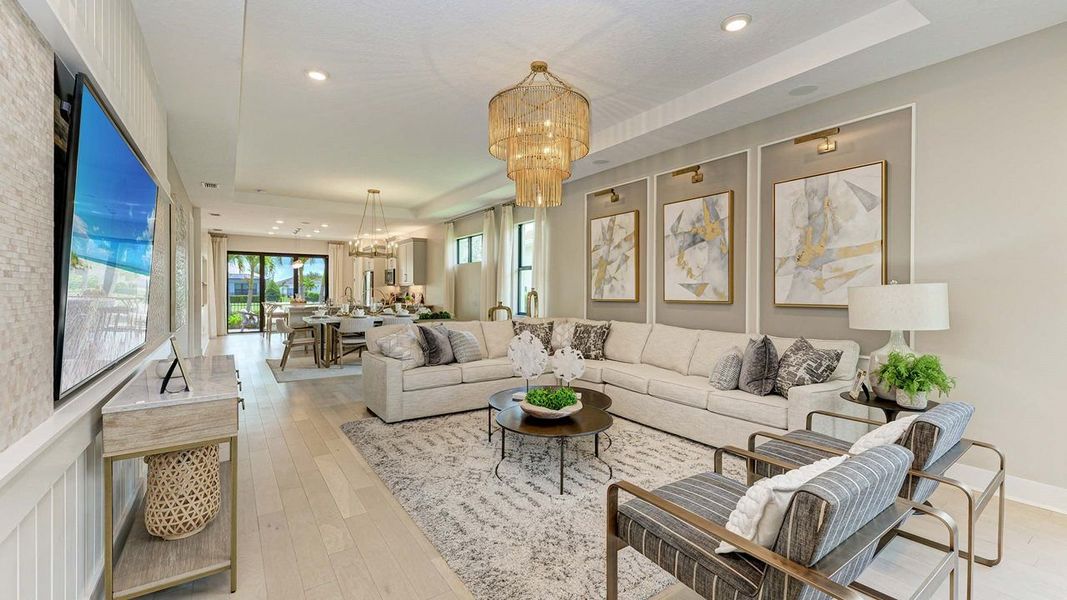 Representative furnished interior of a home built from the Summerland by Kolter Homes in Cresswind Lakewood Ranch, Lakewood Ranch (Image 26).