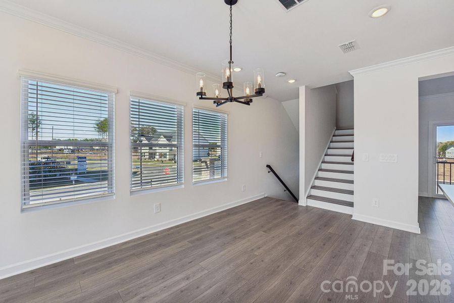 Photo is not of the actual home, but is an inspirational photo of builder’s model home and may depict options, furnishings, and/or decorator features that are not included