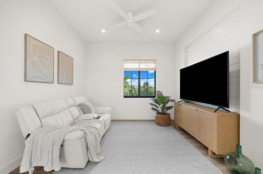 Furnished interior view inside a new home in , Placida (Image 9).