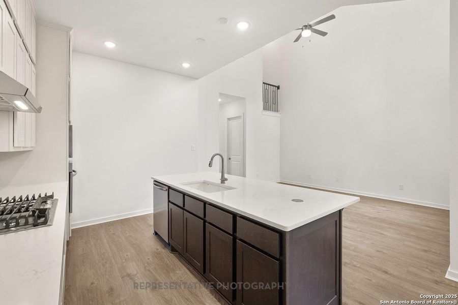 Furnished interior view inside a new home in Davis Ranch: 45ft. lots, San Antonio (Image 11).