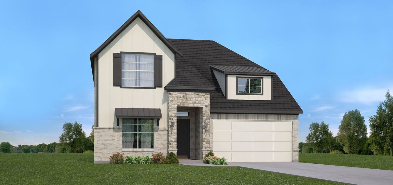 Representative exterior photo of a completed home built from the Ashley by Our Country Homes in Parks of Aledo, Aledo, TX (Image 2).