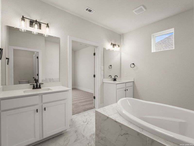 Furnished interior view inside a new home in Parklands Estates, Schertz (Image 10).