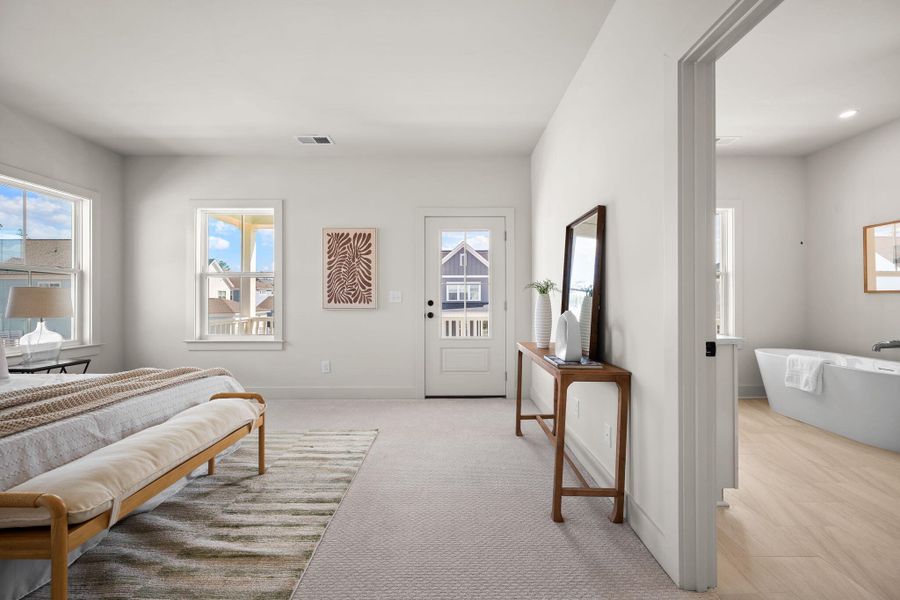 Furnished interior view inside a new home in , Summerville (Image 25).