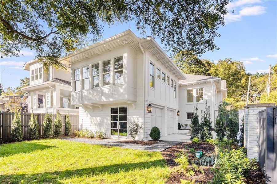 Exterior details and patio area of a home in , Atlanta (Image 3).