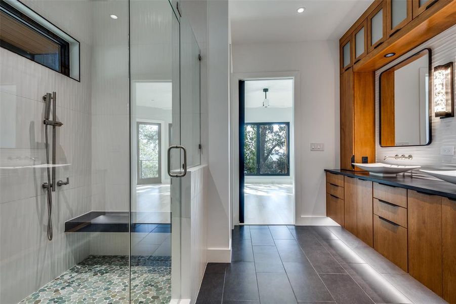 Furnished interior view inside a new home in , Oak Point (Image 4). Furnished interior view inside a new home in , Oak Point (Image 4).