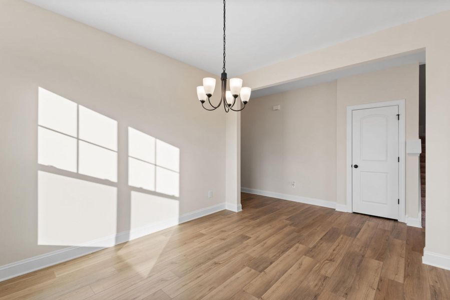 Spacious, unfurnished interior of a new home in Hopewell Garden, Winston-Salem (Image 16).