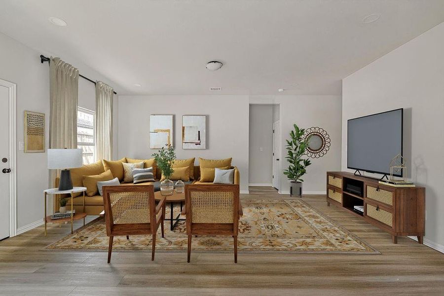 Furnished interior view inside a new home in , Fort Worth (Image 4).