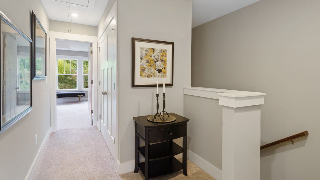 Representative furnished interior of a home built from the Litchfield by DRB Homes in Odell Park, Charlotte (Image 17).