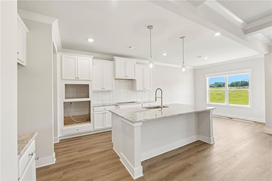 Furnished interior view inside a new home in Fowler Farms, Auburn (Image 9).