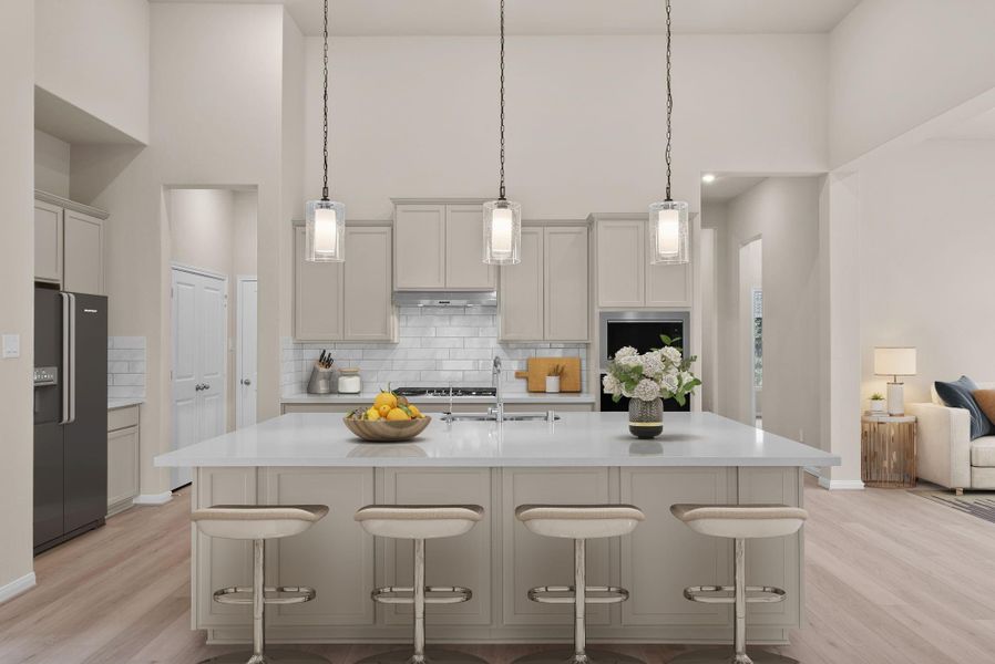 Furnished interior view inside a new home in Escondido, Magnolia (Image 11).