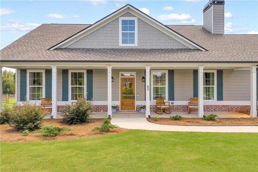Exterior details and patio area of a home in , Social Circle (Image 26).