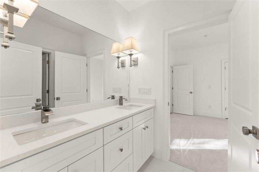 Furnished interior view inside a new home in , Cleveland (Image 15).