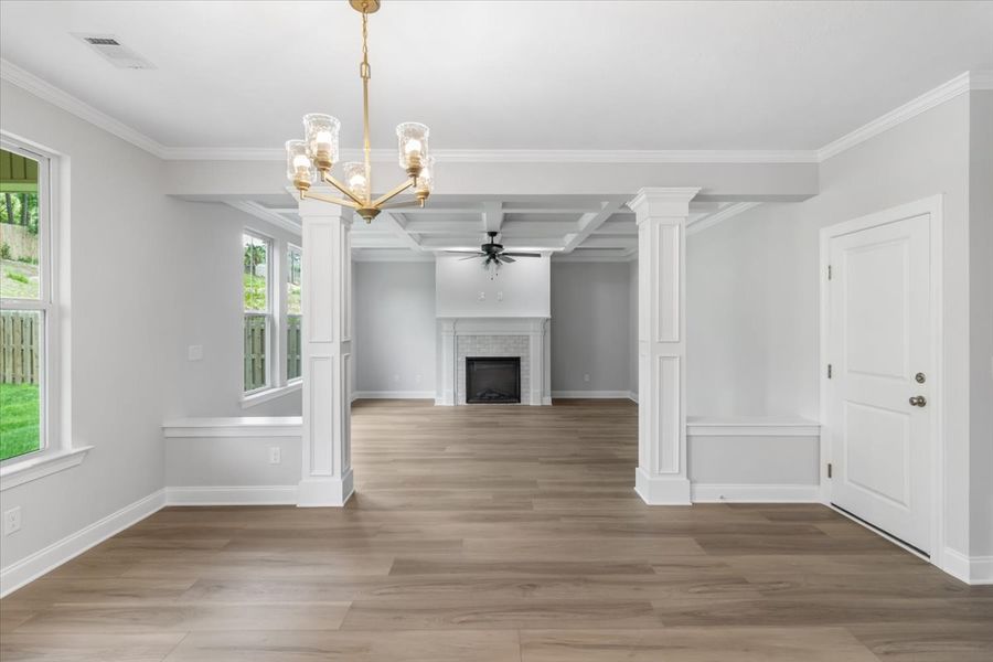 Café ro Living Room | 5085 Anna Creek Way by Ivey Homes