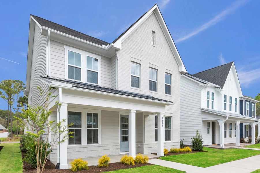 Representative exterior photo of a completed home built from the The Berkley by RobuckHomes in East & Mason, Wilmington, NC (Image 25).