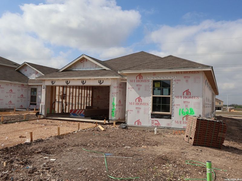In-progress construction of a new home in Meadows at Clear Springs, New Braunfels, TX (Image 18).