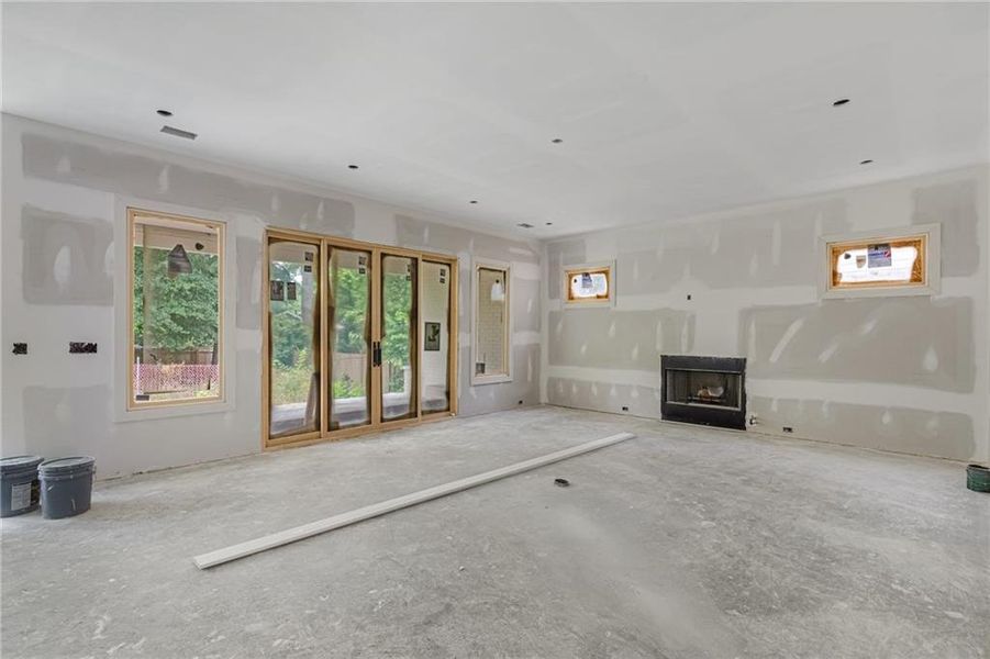 In-progress construction of a new home in , Atlanta, GA (Image 17).