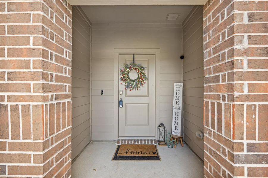 View of exterior entry