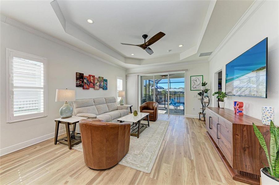 Furnished interior view inside a new home in , Sarasota (Image 41). Furnished interior view inside a new home in , Sarasota (Image 41).