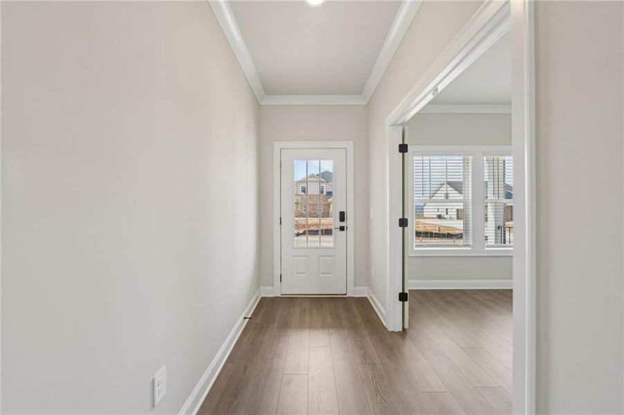 Spacious, unfurnished interior of a new home in River Pointe, Monroe (Image 23).