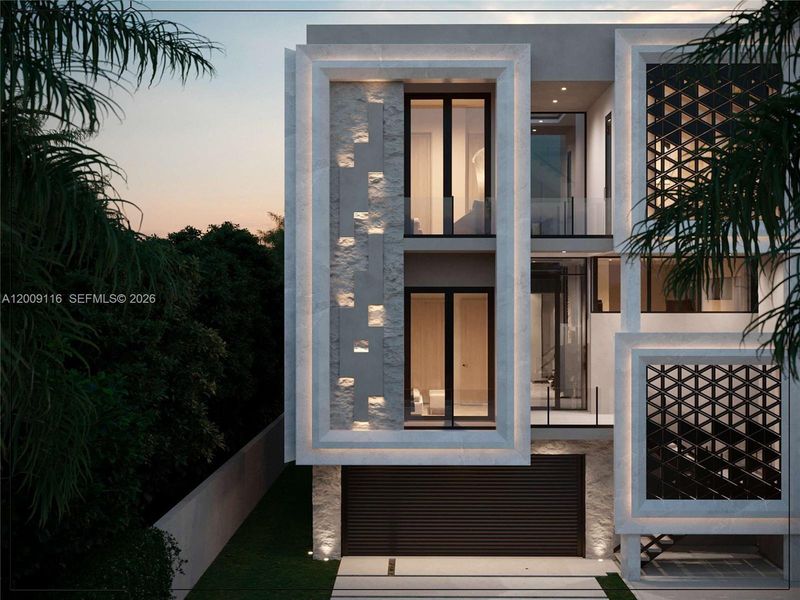 Exterior details and patio area of a home in , Golden Beach (Image 21).