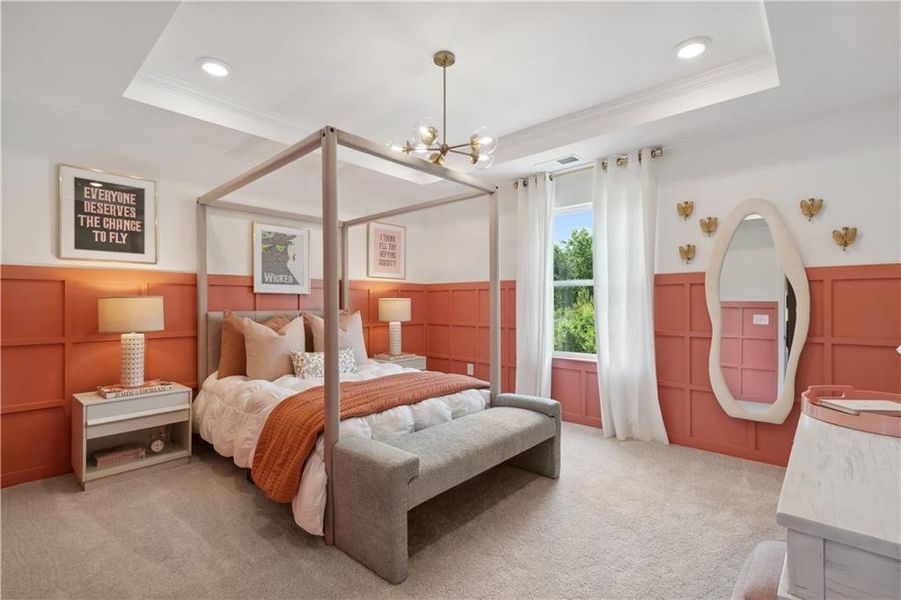 Furnished interior view inside a new home in Westwind Estates, Hampton (Image 35).