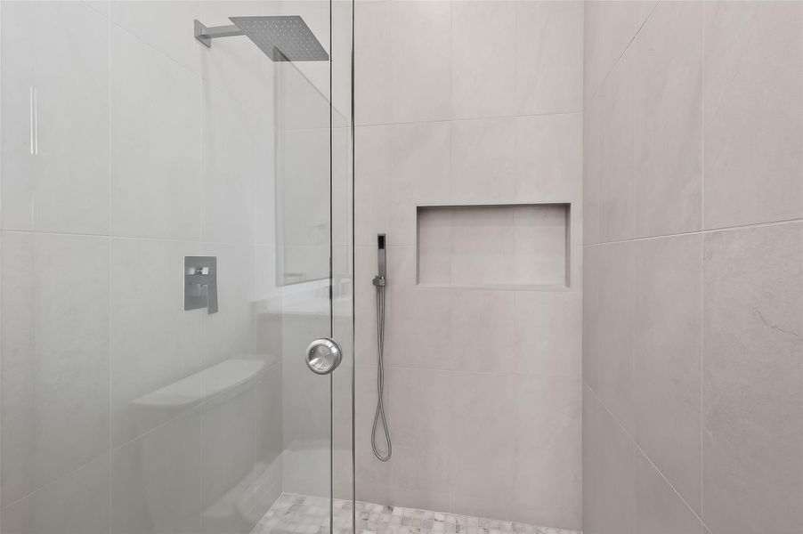 Close-up of interior finishes inside a home in , Houston (Image 21).