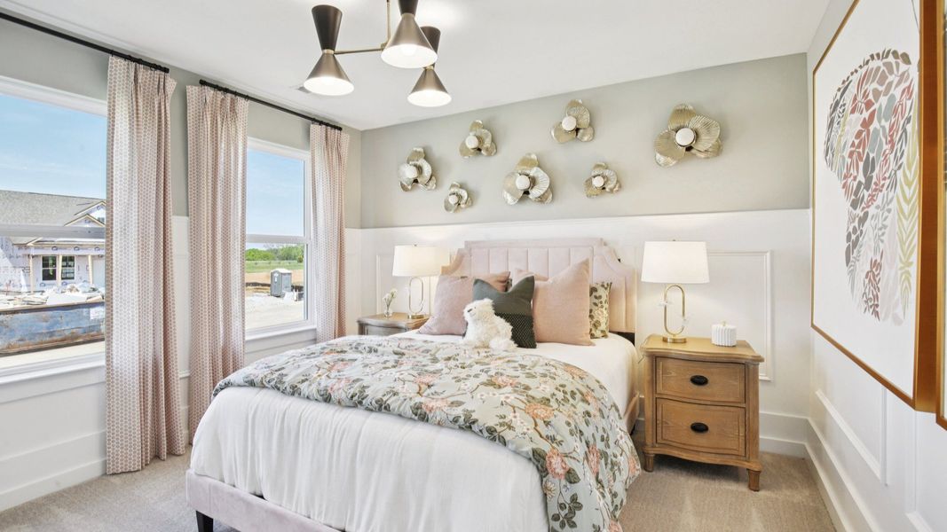 Representative furnished interior of a home built from the Lassiter by DRB Homes in Cottages of Bearwood, Mount Pleasant (Image 42).