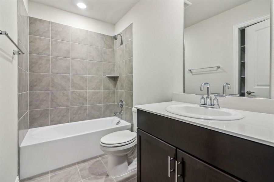 Photo is not of the actual home, but is an inspirational photo of builder’s model home and may depict options, furnishings, and/or decorator features that are not included.