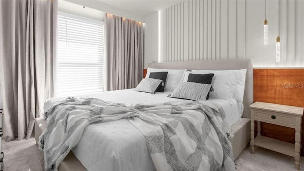 Furnished interior view inside a new home in , Clermont (Image 35).