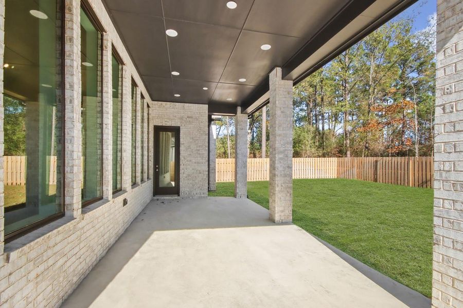 Exterior details and patio area of a home in COLTON: 60ft. lots, Magnolia (Image 4). Exterior details and patio area of a home in COLTON: 60ft. lots, Magnolia (Image 4).