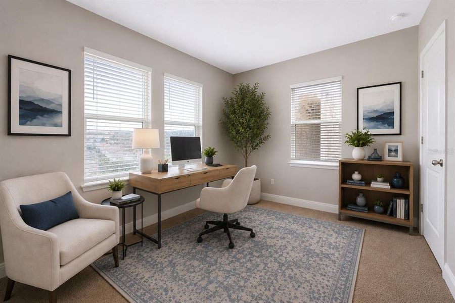 Furnished interior view inside a new home in Serenade at Ovation, Winter Garden (Image 11). Furnished interior view inside a new home in Serenade at Ovation, Winter Garden (Image 11).